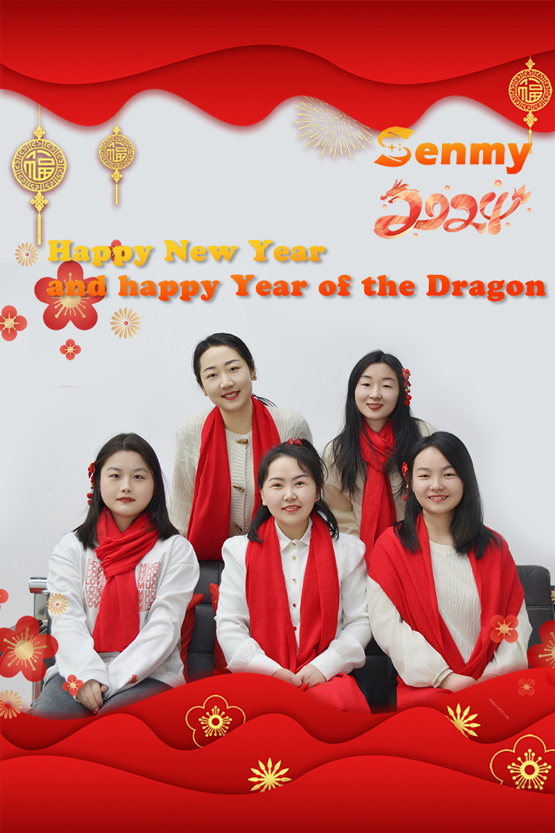 Senmy friends wish you a happy New Year
